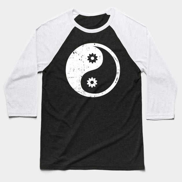 Engineer Ying Yang Baseball T-Shirt by Jonny1223